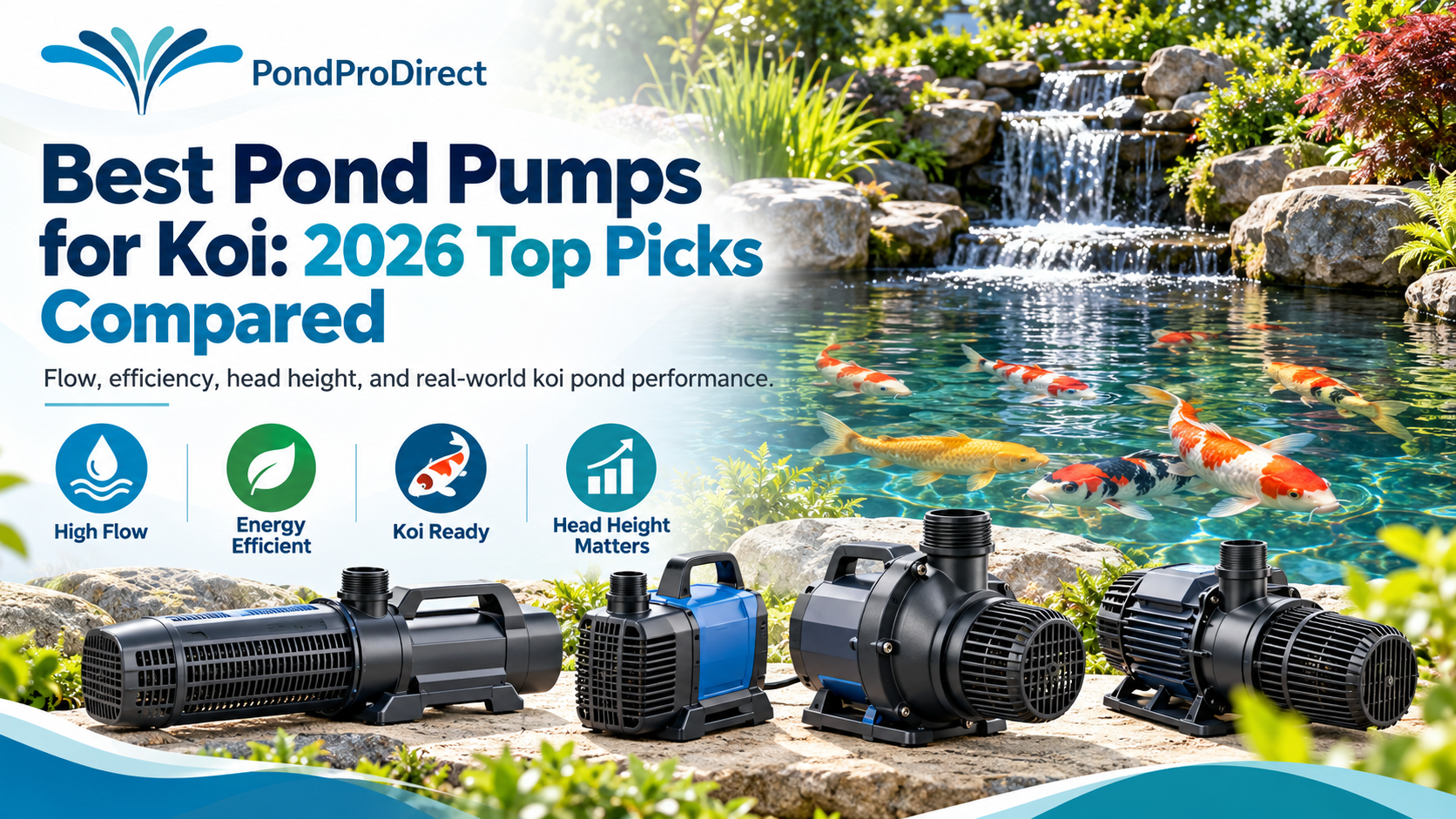 Best Pond Pumps for Koi: 2026 Top Picks Compared