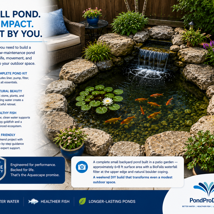 Best Pond Kits for Small Backyards: Top Picks Under 10×10