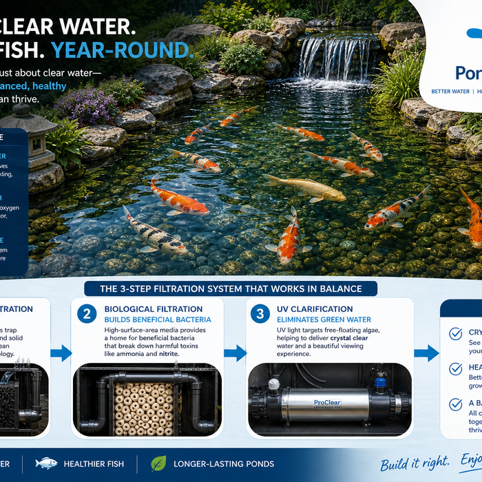 Pond Filtration Explained: Biological, Mechanical & UV Systems