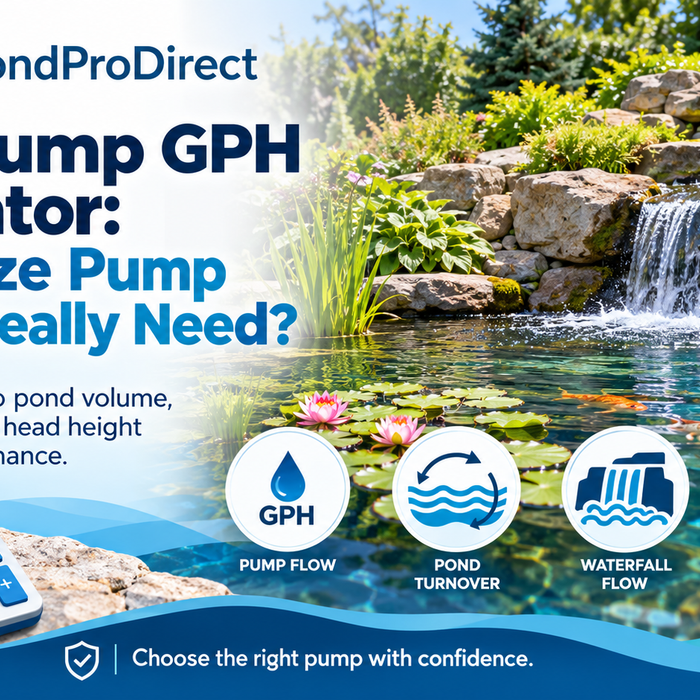 Pond Pump GPH Calculator: What Size Pump Do You Really Need?