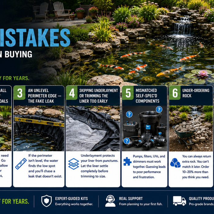 The 8 Biggest Mistakes First-Time Pond Builders Make — Each One Priced