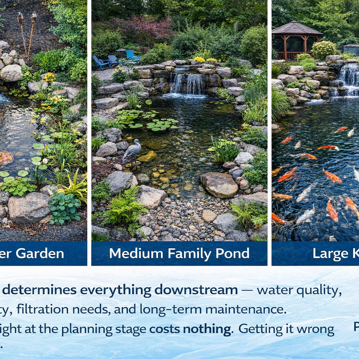 What Size Pond Do I Need? The Complete Sizing Guide