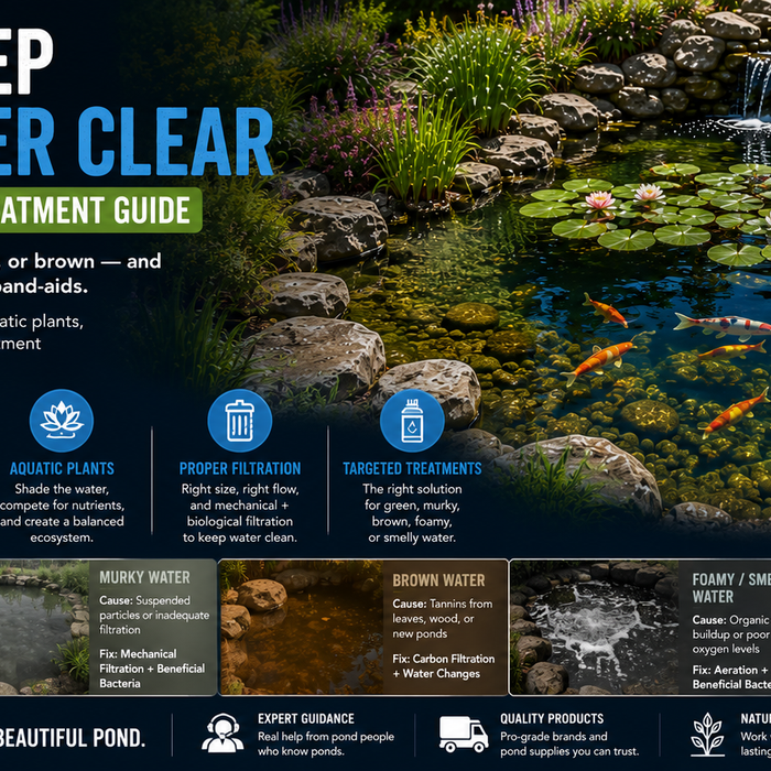 How to Keep Pond Water Clear: Filtration, Plants & Treatment Guide