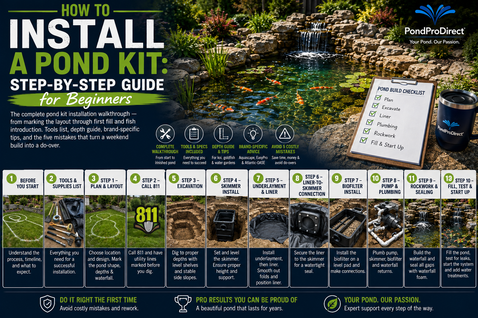 How to Install a Pond Kit: Step-by-Step Guide for Beginners