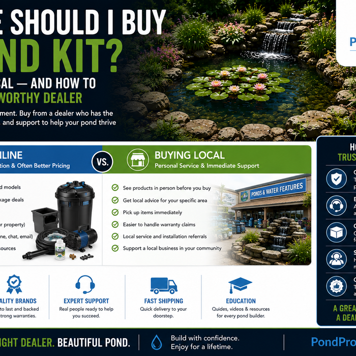 Where Should I Buy a Pond Kit? Online vs. Local — and How to Spot a Trustworthy Dealer