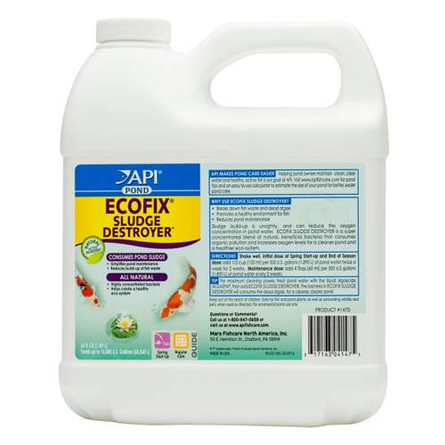 API Pond EcoFix – 1 Gallon (Natural Sludge Reducer & Water Clarifier)