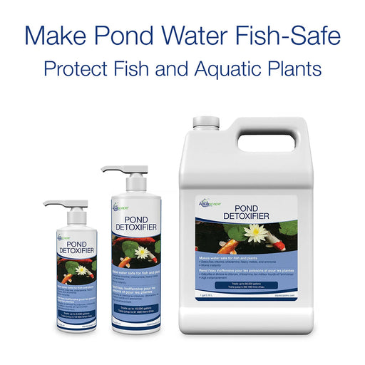 Aquascape Pond Detoxifier – Water Conditioner for Chlorine, Chloramine & Ammonia