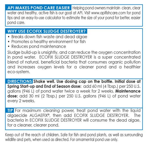API Pond EcoFix – 64 oz (Natural Sludge & Water Clarifier)