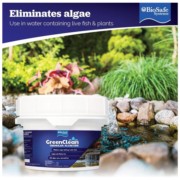 BioSafe GreenClean Granular Algaecide – 20 lbs