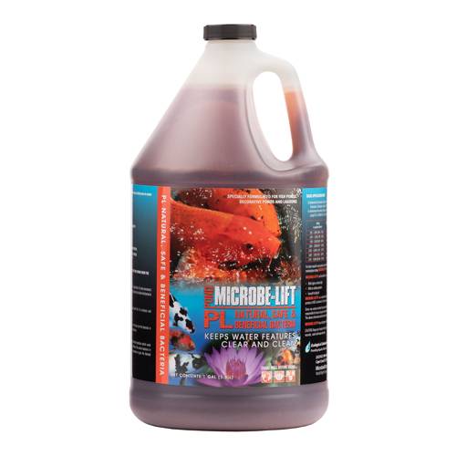 Microbe-Lift PL – 1 Gallon (Beneficial Bacteria for Ponds)