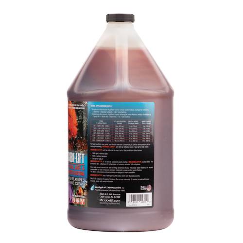 Microbe-Lift PL – 1 Gallon (Beneficial Bacteria for Ponds)