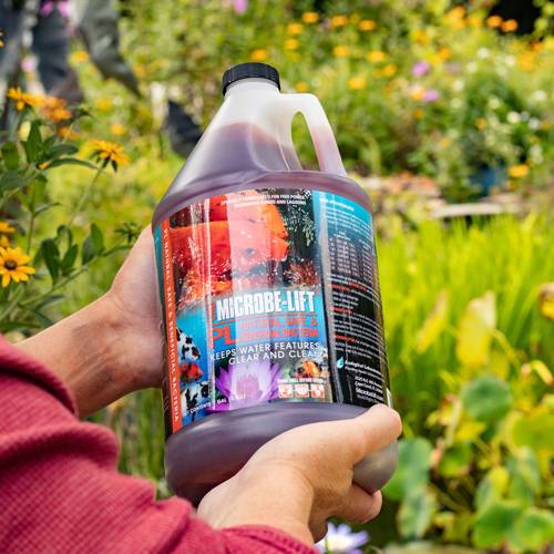 Microbe-Lift PL – 1 Gallon (Beneficial Bacteria for Ponds)