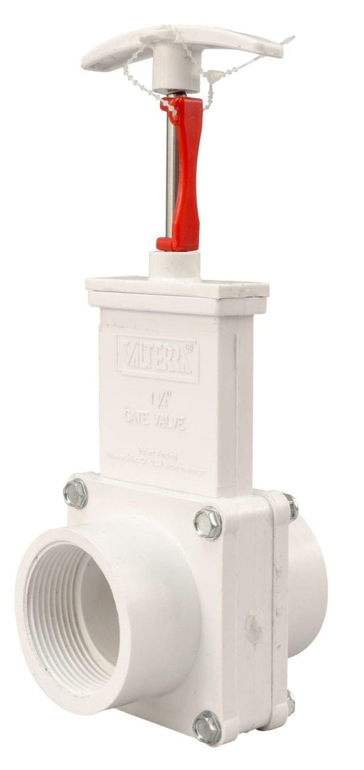 Valterra Gate Valve FIPT x FIPT – 1 1/2" | PVC Flow Control Valve