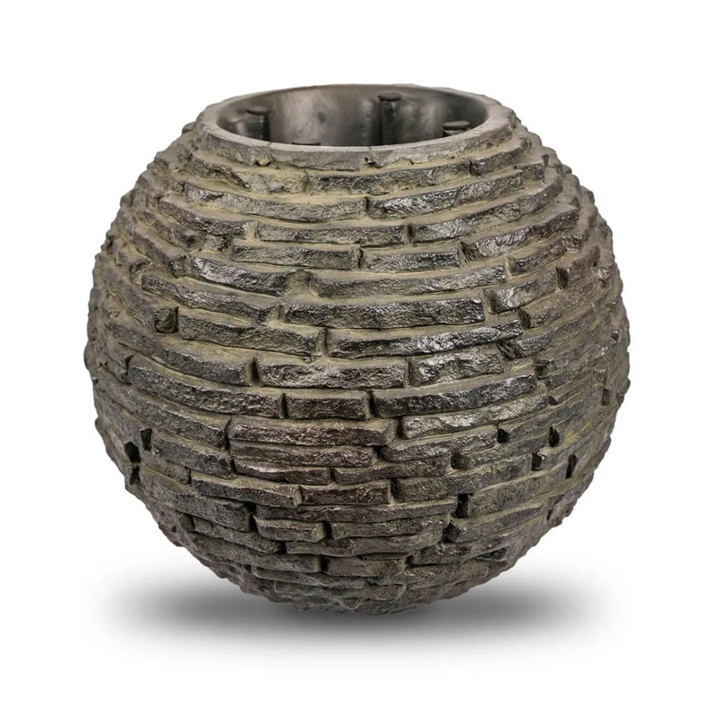 Aquascape Stacked Slate Sphere Fountain Kit – 18" Diameter