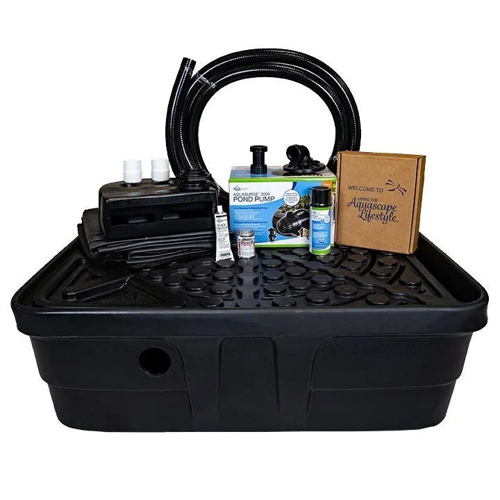 Aquascape Backyard Waterfall Landscape Fountain Kit | Complete DIY Pondless Waterfall System