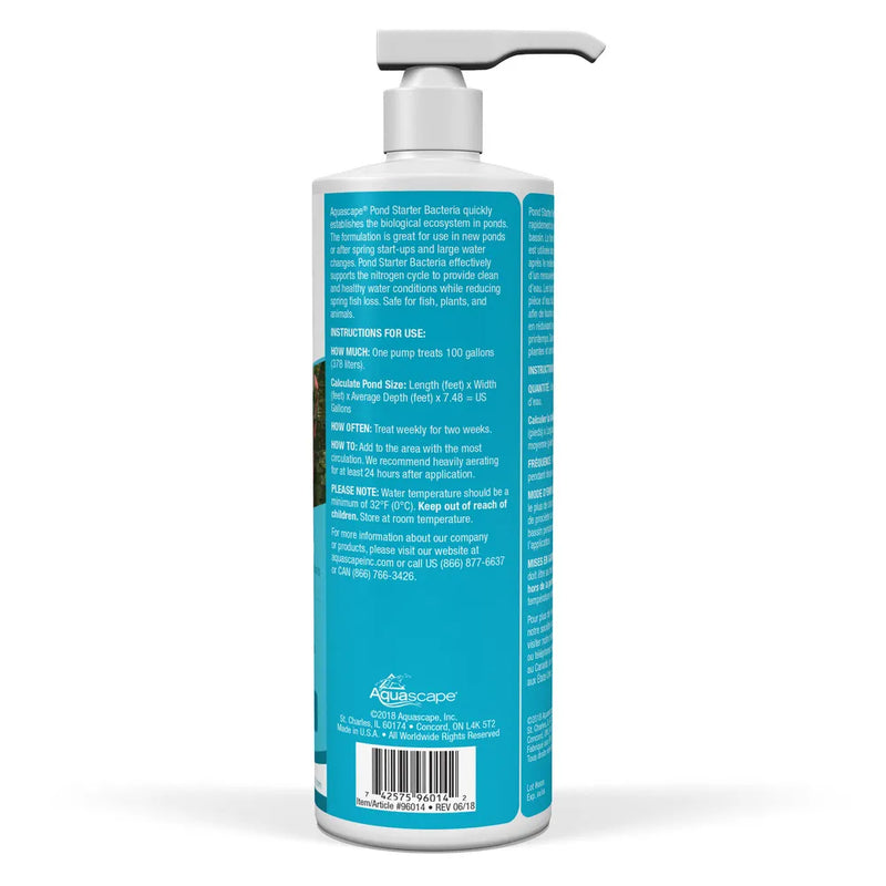 Aquascape Pond Starter Bacteria – 16 oz / 473 mL (96014)