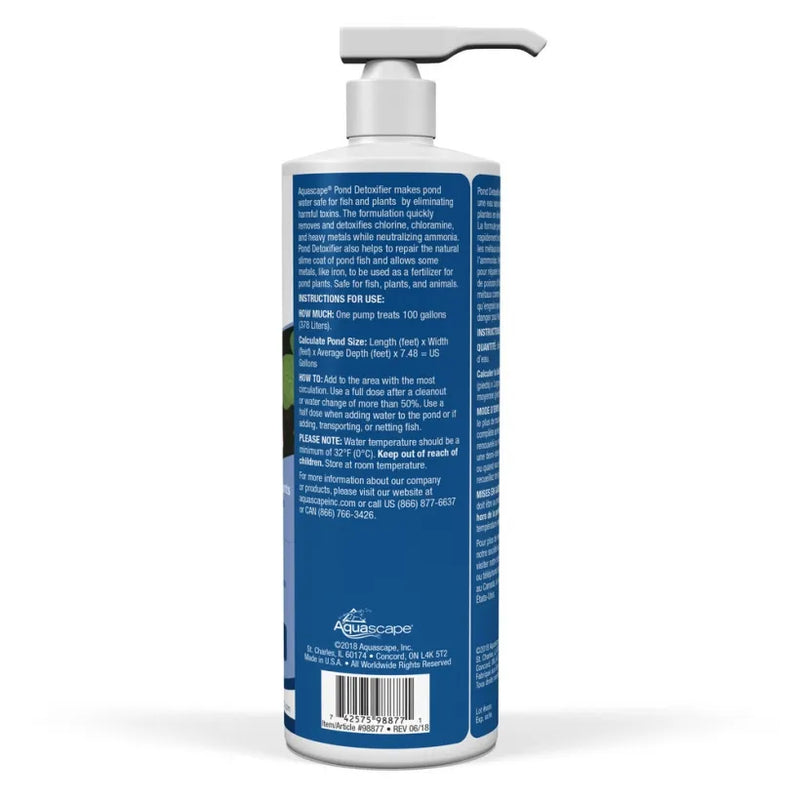 Aquascape Pond Detoxifier – 16 oz / 473 mL (98877)