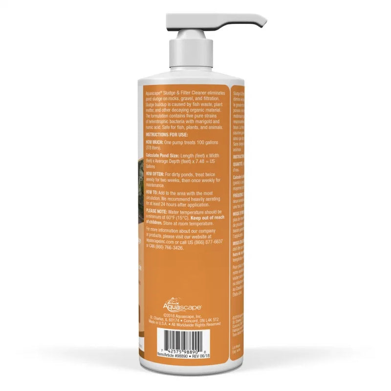 Aquascape 98890 – Sludge & Filter Cleaner (16 oz / 473 ml)