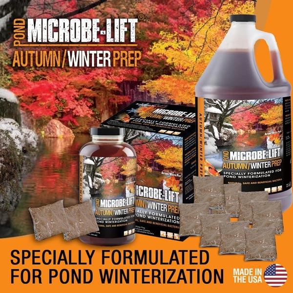 Microbe-Lift Autumn / Winter Prep – Quart | Cold Weather Pond Bacteria