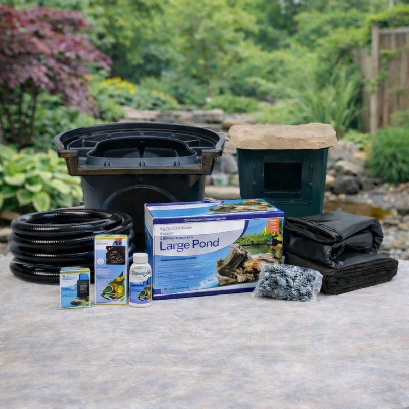 Aquascape 53037 Large Pond Kit – 21' x 26' Pond with 9-PL 7000 Pump