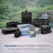 Aquascape Medium Pondless Waterfall Kit 16' Stream with SLD 4000 7000