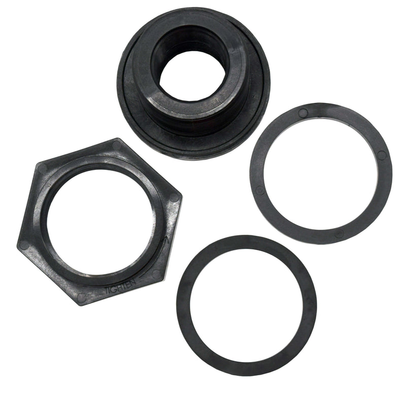 EasyPro BF150N – 1.5" Heavy-Duty Bulkhead Fitting (3" Hole Size)