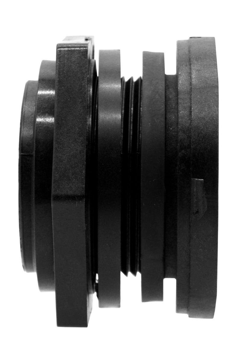 EasyPro BF150N – 1.5" Heavy-Duty Bulkhead Fitting (3" Hole Size)