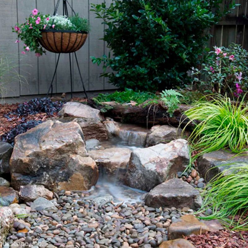 Aquascape Backyard Waterfall Landscape Fountain Kit | Complete DIY Pondless Waterfall System
