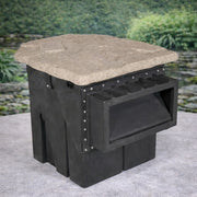 Blue Thumb PB1144 15" Elite Pond Skimmer Box with Natural Rock Lid