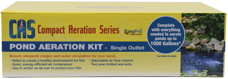 EasyPro CAS1 Compact Aeration Kit – Single Outlet (Up to 1,000 Gallons)