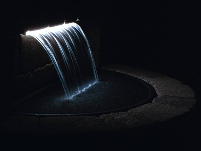 Atlantic 24" Colorfalls – Waterfall Weir with White LED Light