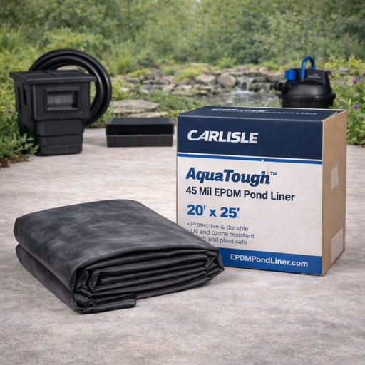 Carlisle AquaTough 45 Mil EPDM Pond Liner – 20' x 25'