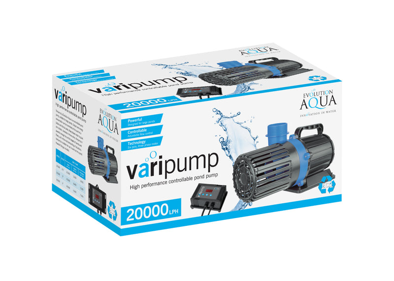 Evolution Aqua Varipump 20000 Adjustable Flow Pond Pump (5,280 GPH)