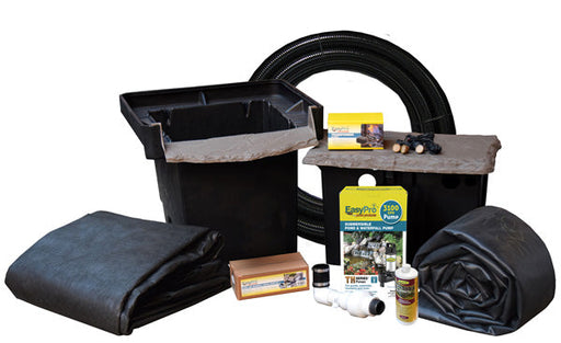 EasyPro ES11AFB Pro-Series 11' × 11' Small Pond Kit – Complete Koi & Water Garden System with Skimmer, AquaFalls & Pump
