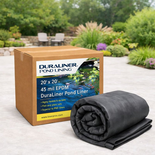 EasyPro BPL2020 – 20' x 20' 45 mil EPDM DuraLiner Pond Liner