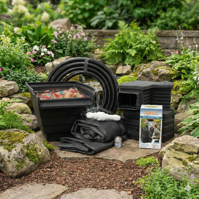 EasyPro ET811FB — Pro-Series Mini Pond Kit — 8' x 11' Pond