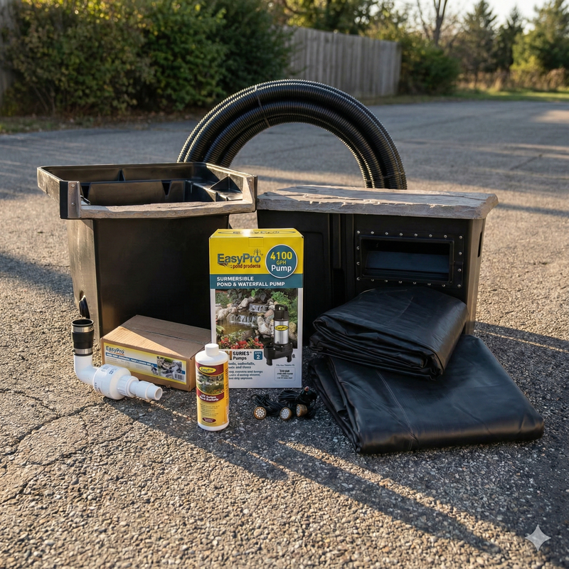 EasyPro Medium Pond Kit – 11' x 16' Pro-Series