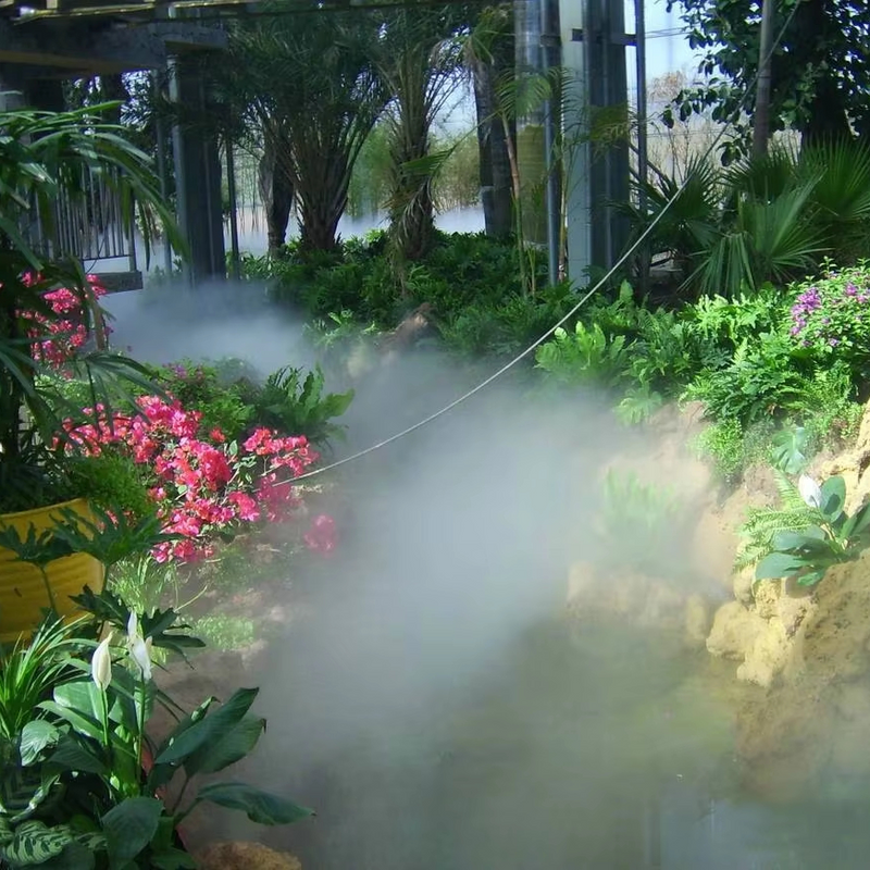 Fairyland Onsite Installation Indoor/Outdoor Hotel Fog Fountain Mist Maker Square Lake