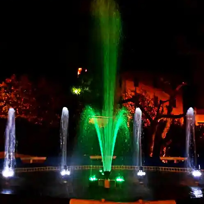 Floating Dancing Fountains Aerator Solar Powered River Park Landscape Small Pond Fountain