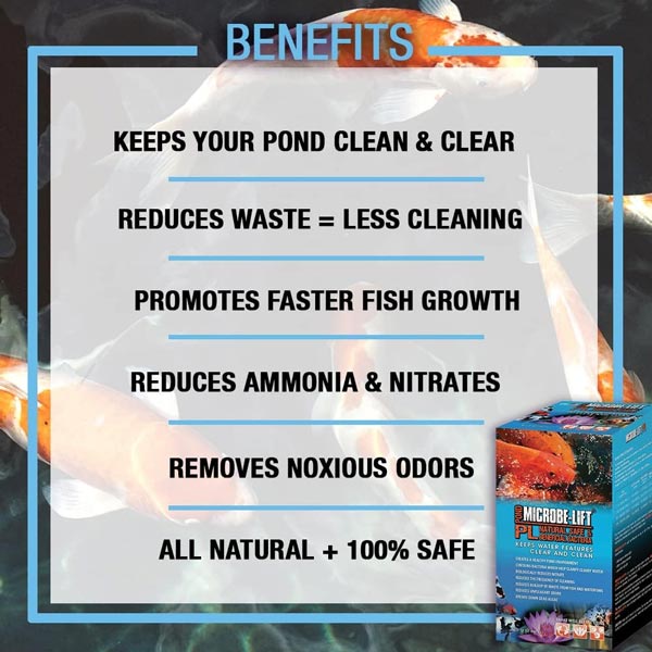 Microbe-Lift PL – 1 Gallon (Beneficial Bacteria for Ponds)