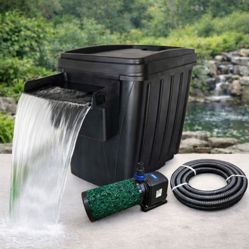 Matala BioSteps Plus W Kit – Complete Pond Filtration System with Waterfall (Up to 2,000 Gallons)