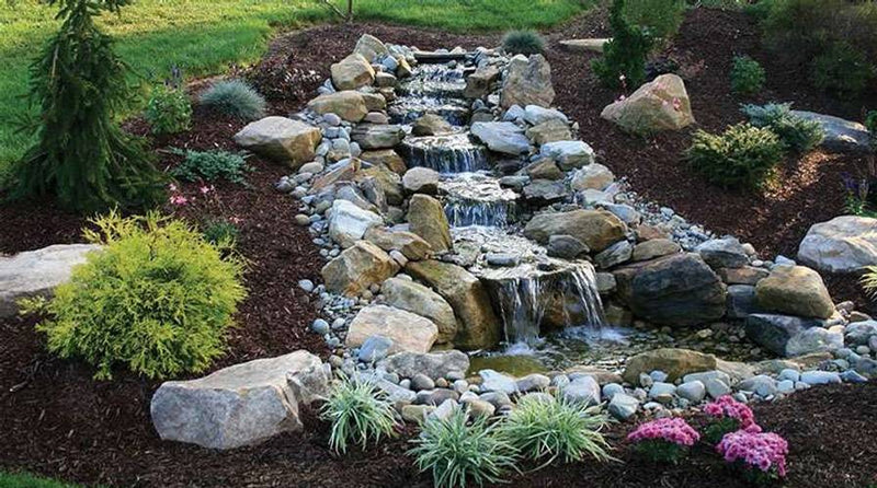 Blue Thumb Small 20" Cascading Falls Kit | Complete Pondless Waterfall System