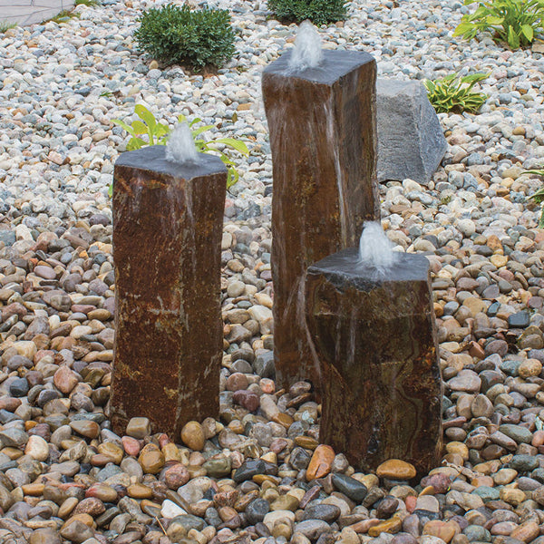Blue Thumb ABBC200 Triple Polished Top Basalt Fountain Kit