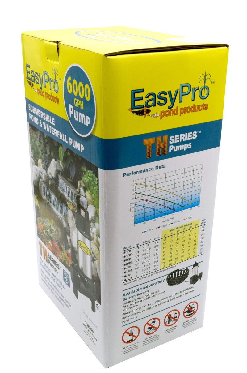 EasyPro TH750 TH Series Waterfall & Stream Pump (6,000 GPH)