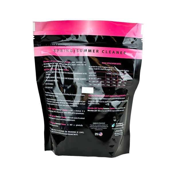 Microbe-Lift Spring/Summer Cleaner – 8 × 2 oz Packets (Seasonal Pond Startup)